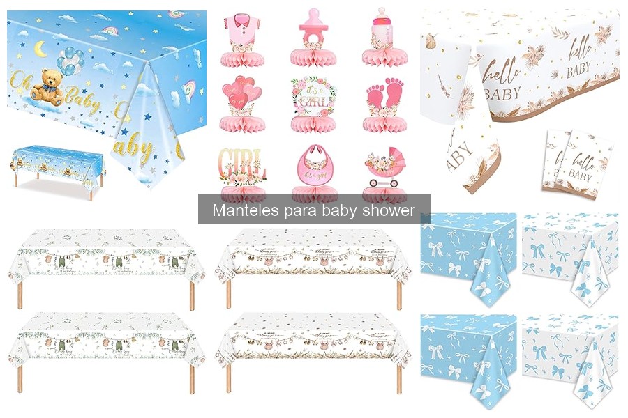 Alternativas creativas a manteles tradicionales para baby shower