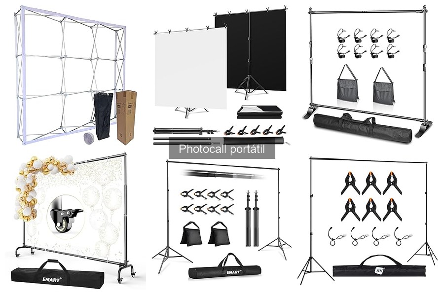Alternativas creativas a photocalls portátiles para eventos