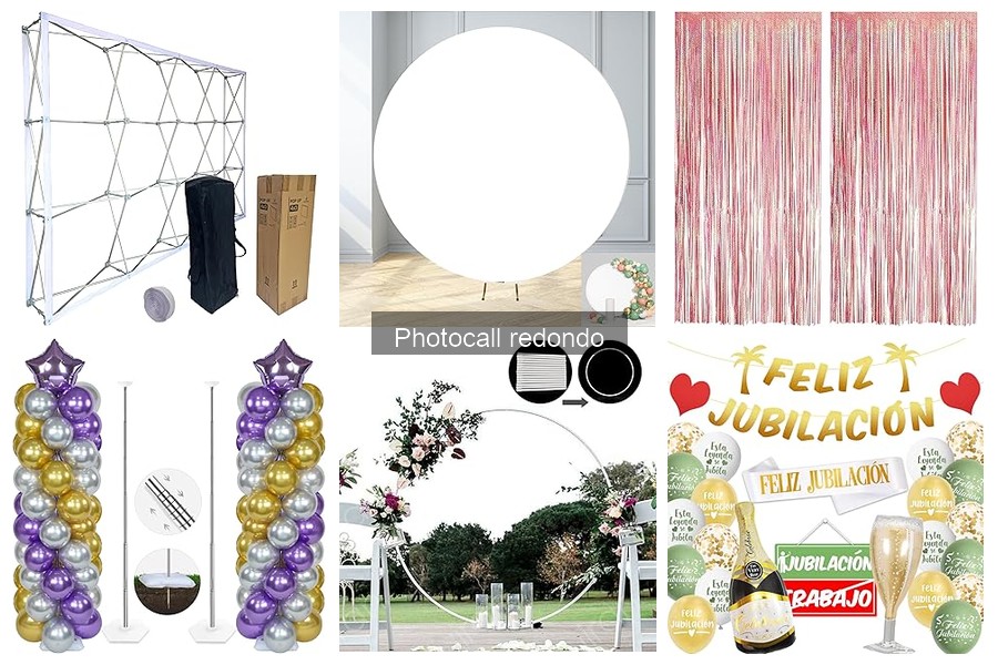 Alternativas Creativas a Photocalls Redondos para Eventos