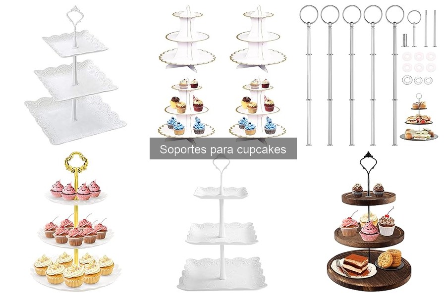 Alternativas creativas a soportes tradicionales para cupcakes