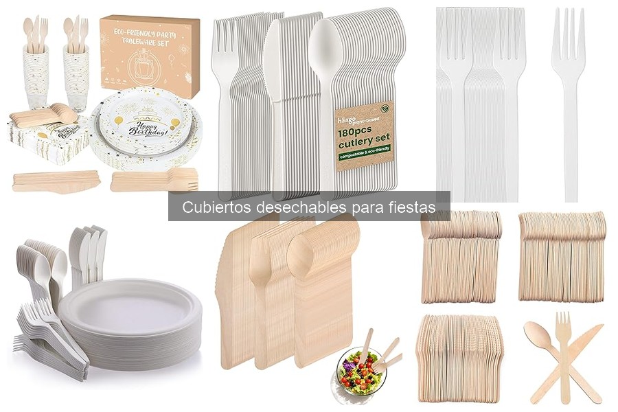 Alternativas ecológicas a cubiertos desechables para fiestas
