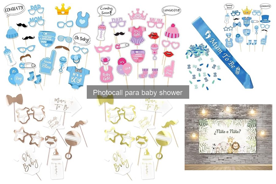 Alternativas innovadoras a photocalls para baby shower