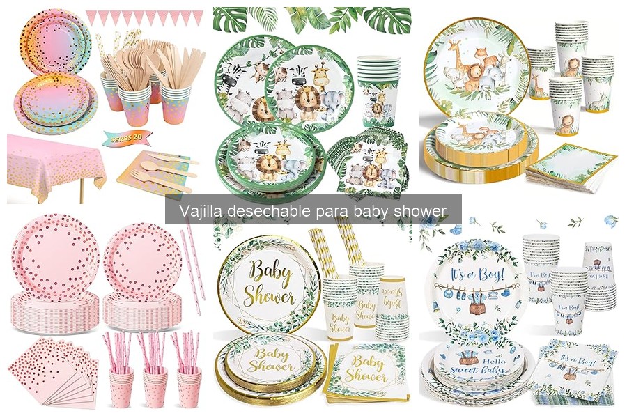 Alternativas Sostenibles a la Vajilla Desechable para Baby Showers