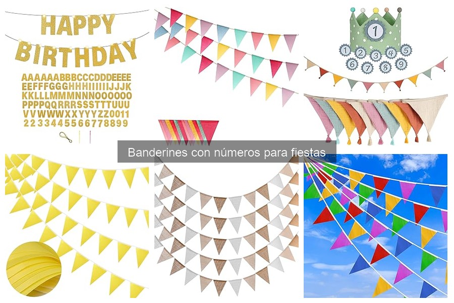 Banderines con Números para Fiestas: ¿Qué Son y Cómo Usarlos?