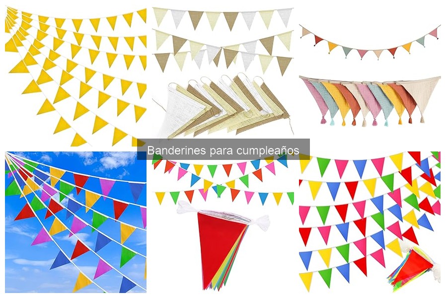 Banderines personalizados para cumpleaños: ¿vale la pena?