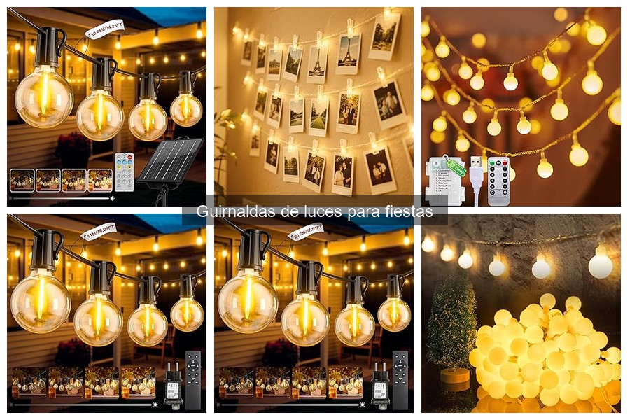 Beneficios de las guirnaldas de luces para fiestas