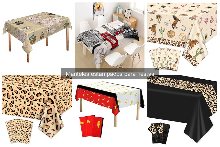 ** Beneficios de usar manteles estampados en tus fiestas