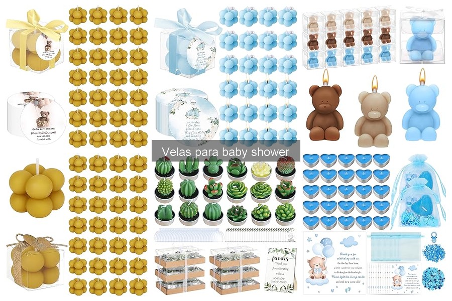 Beneficios de usar velas aromáticas en baby shower