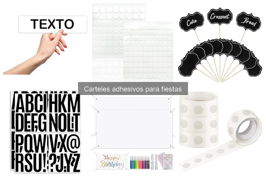 Carteles adhesivos personalizables para eventos únicos