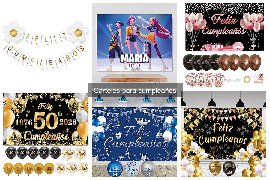 Carteles para Cumpleaños DIY: Ideas Creativas y Económicas