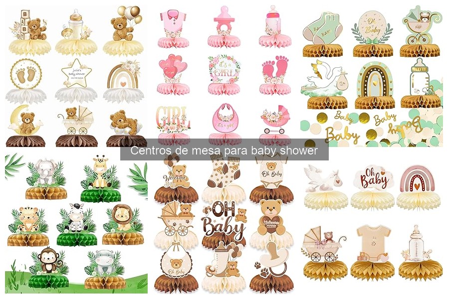 Centros de mesa para Baby Shower: ¿Flores o globos?