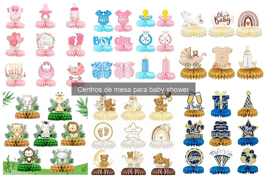 Centros de Mesa para Baby Shower: ¿Qué Son y Estilos?
