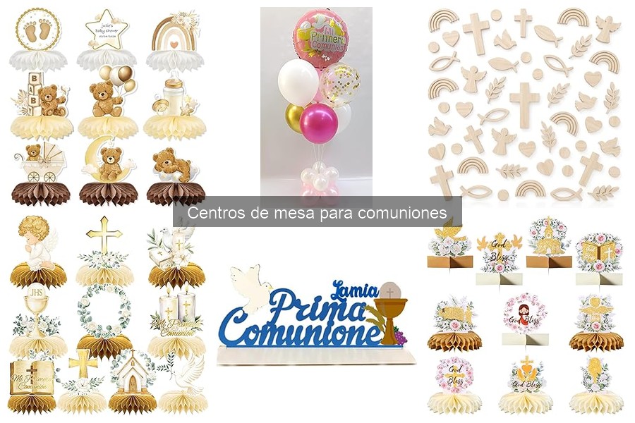 Centros de Mesa para Comuniones: Ideas Temáticas Inspiradoras