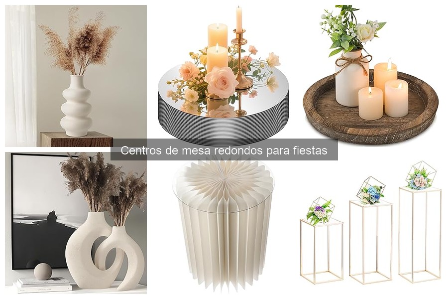Centros de mesa redondos DIY: Ideas y pasos sencillos