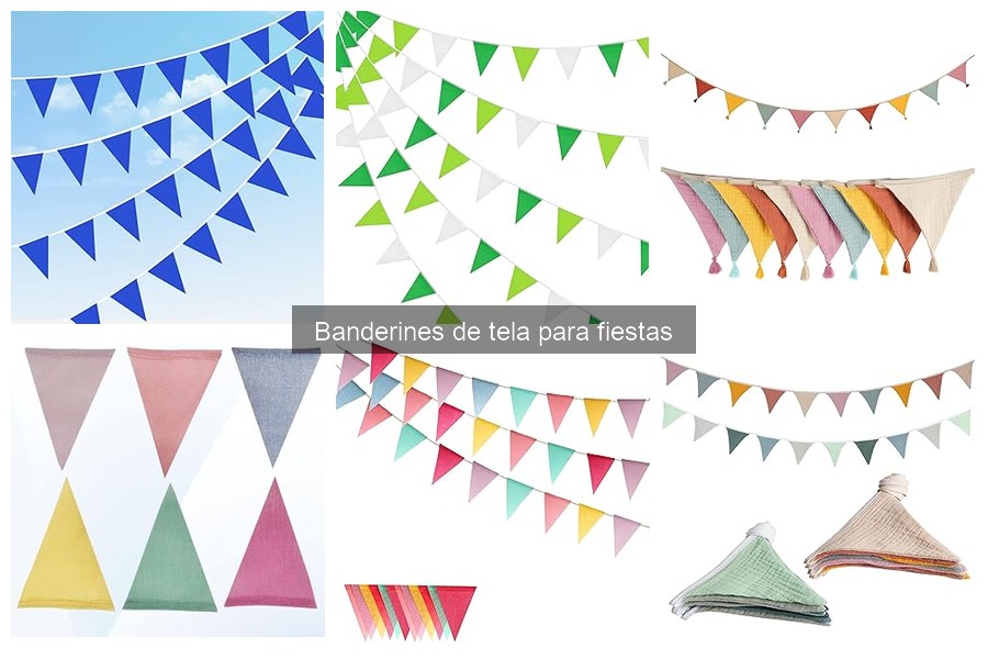 Cómo colgar banderines de tela en tu fiesta fácilmente