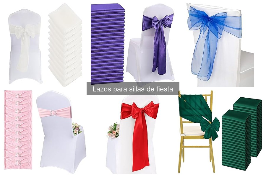 Cómo colocar lazos en sillas de fiesta: guía paso a paso