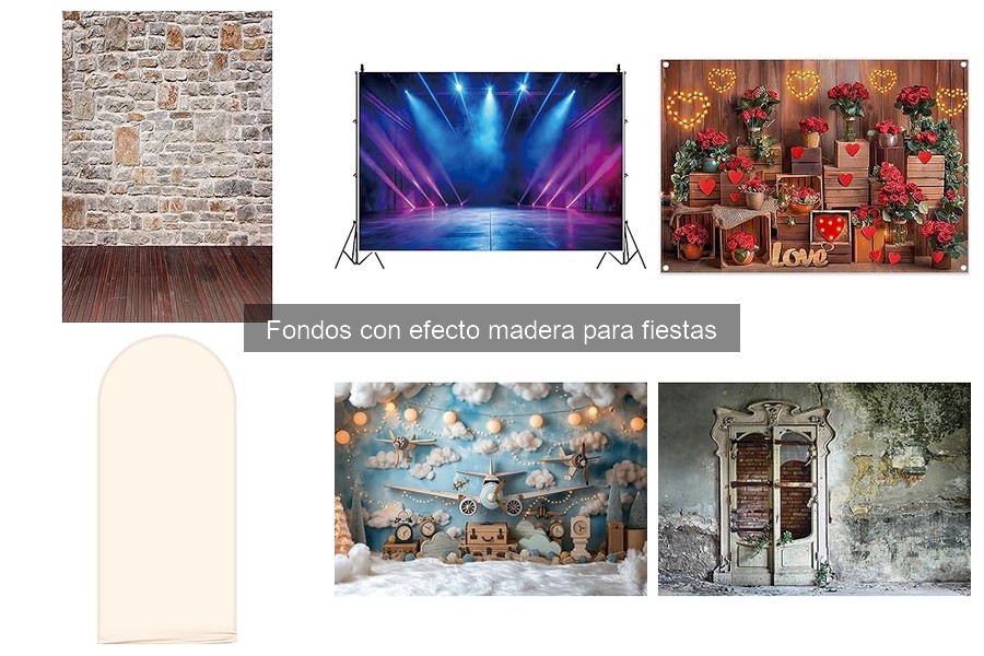 Cómo Combinar Fondos con Efecto Madera en Decoraciones