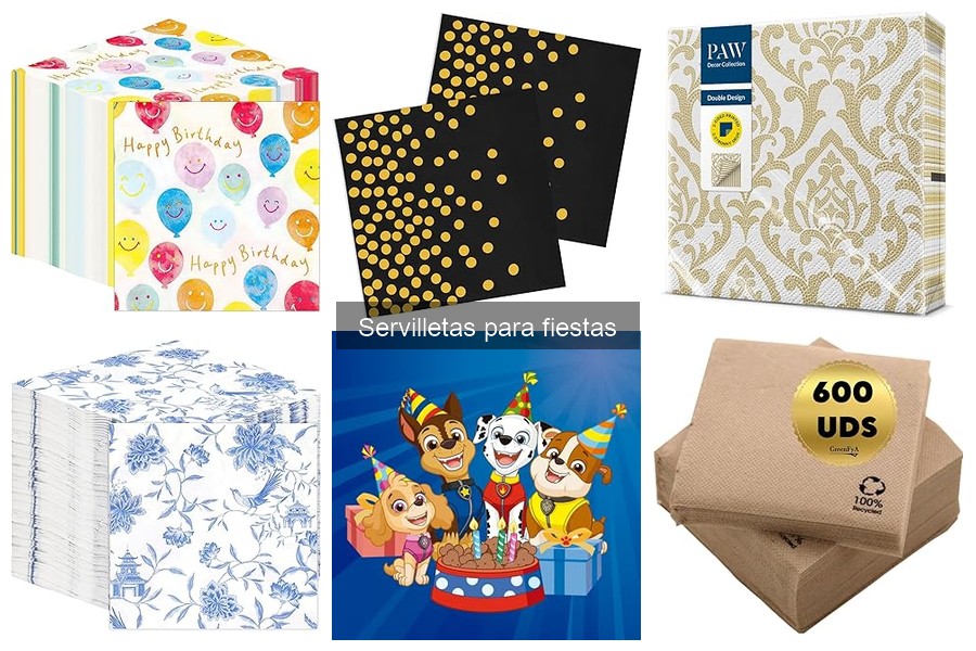 Cómo combinar servilletas con la temática de tu fiesta