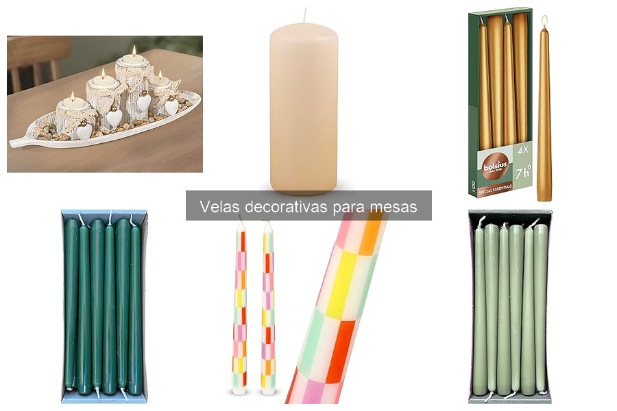 Cómo combinar velas decorativas para mesas de forma perfecta