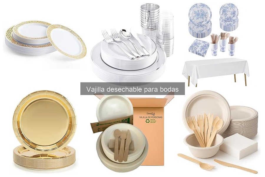 Cómo coordinar vajilla desechable con el tema de tu boda