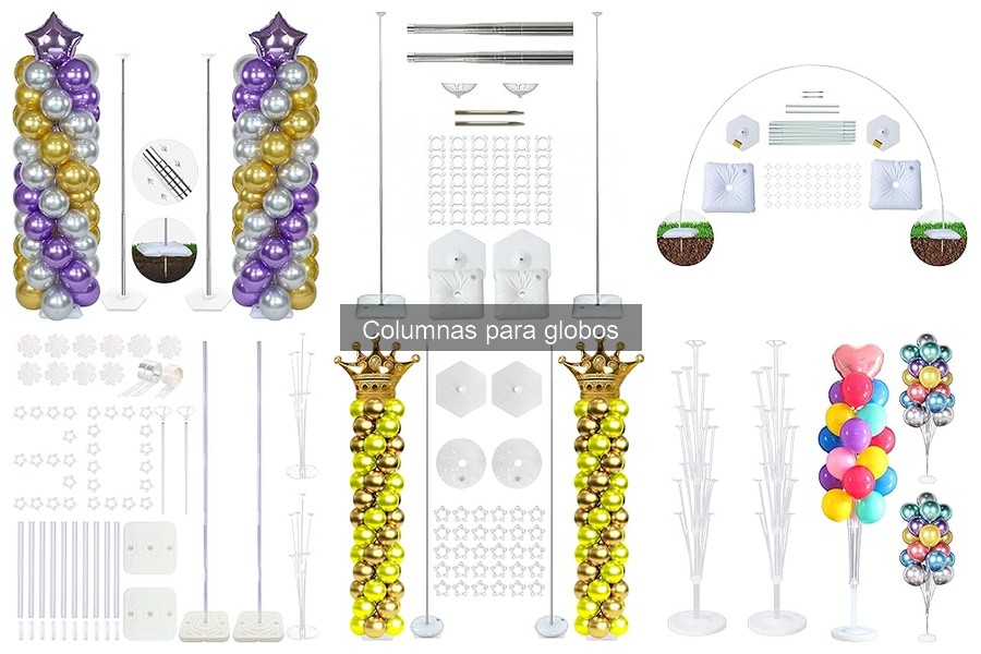 Cómo cuidar columnas para globos y mantenerlas perfectas