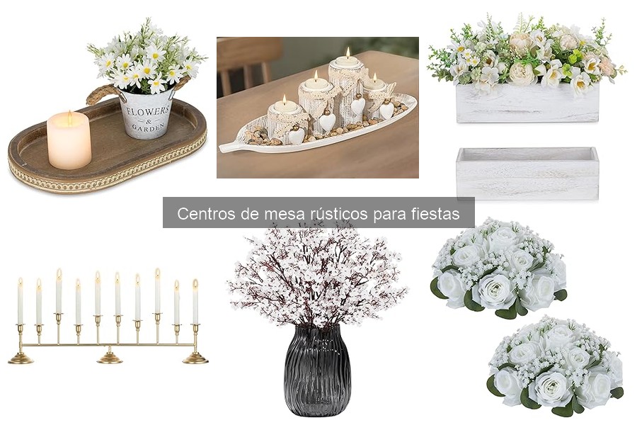 Cómo cuidar y mantener centros de mesa rústicos