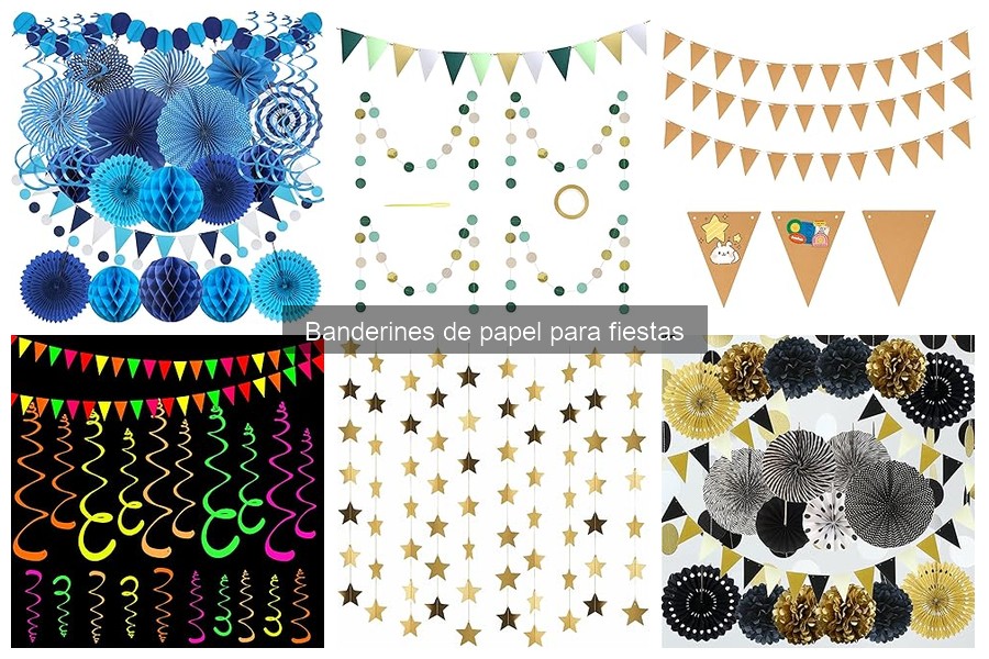 Cómo decorar con banderines de papel para fiestas