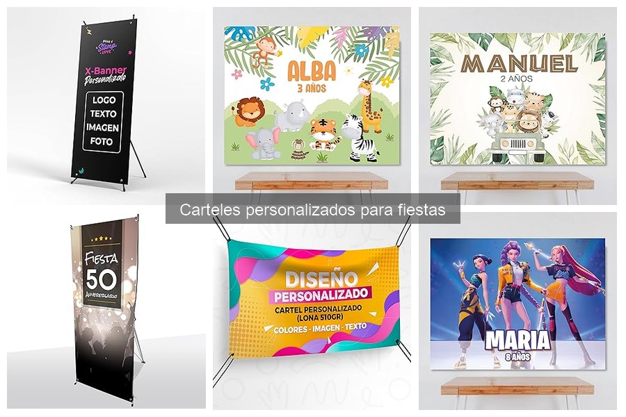 Cómo diseñar carteles personalizados para tus fiestas