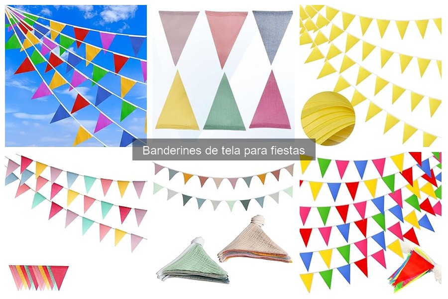 Cómo elegir banderines de tela para tu fiesta perfecta