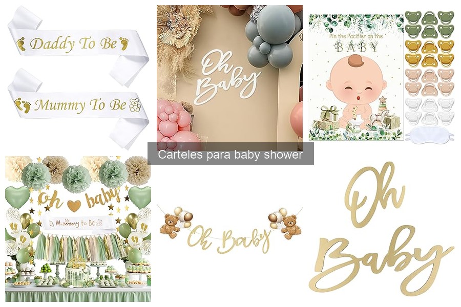 Cómo Elegir Carteles Perfectos para Baby Shower