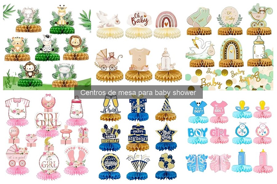 Cómo elegir centros de mesa para baby shower: Guía esencial