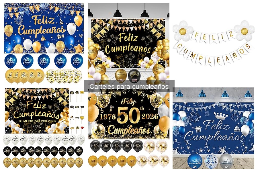 Cómo elegir el cartel perfecto para cumpleaños en 2023