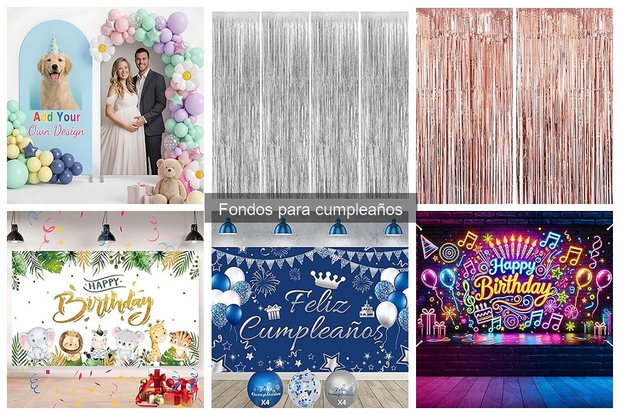 Cómo elegir el fondo perfecto para cumpleaños