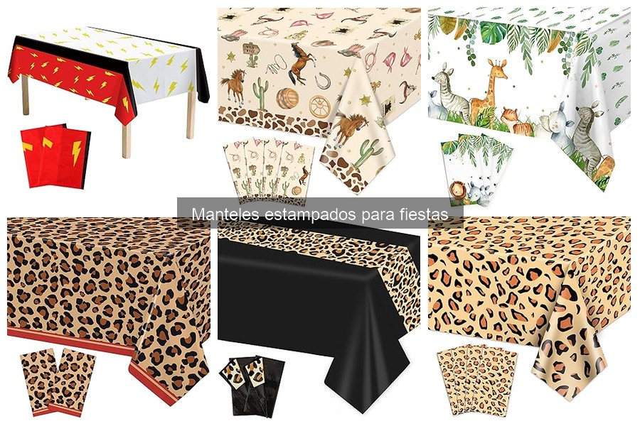 Cómo elegir el mantel estampado perfecto para tu fiesta