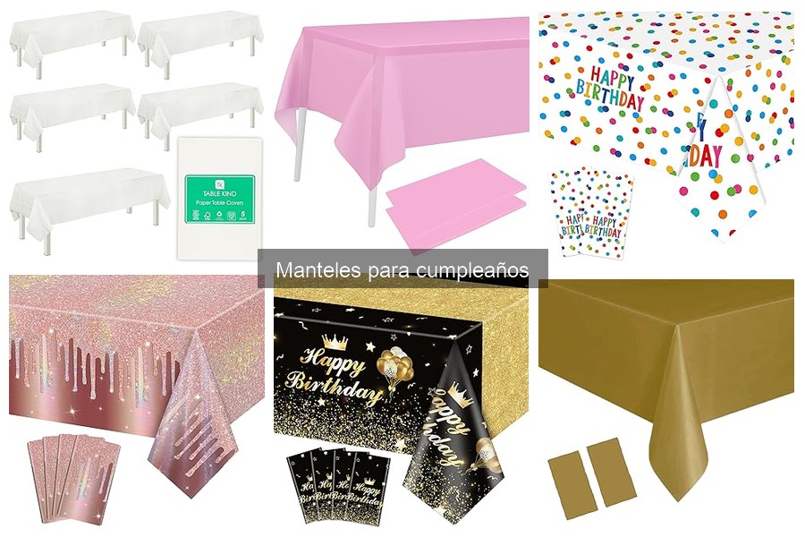 Cómo elegir el mantel perfecto para cumpleaños