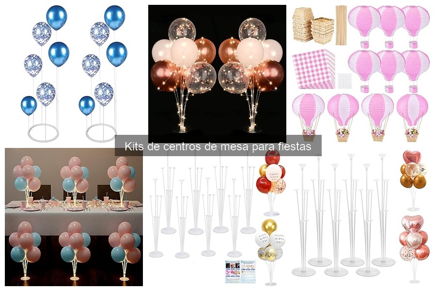 Cómo elegir el mejor kit de centros de mesa para tu fiesta