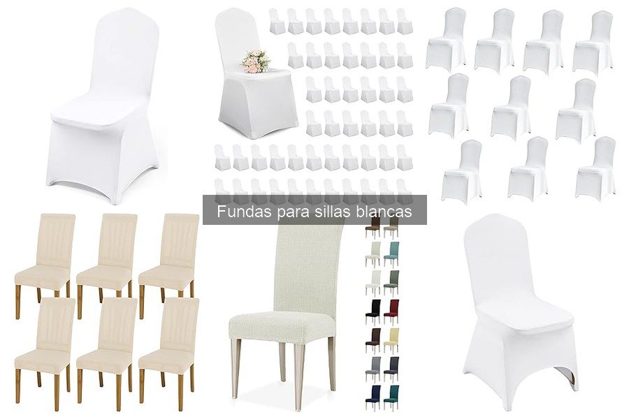 Cómo elegir fundas para sillas blancas para tu evento
