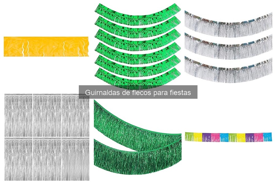 Cómo elegir guirnaldas de flecos para tu fiesta