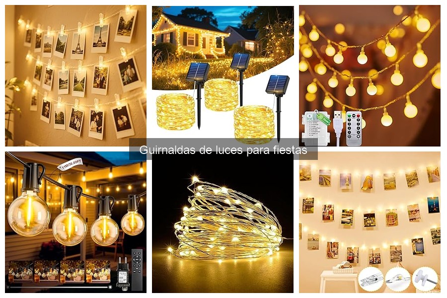 Cómo elegir guirnaldas de luces para cada evento
