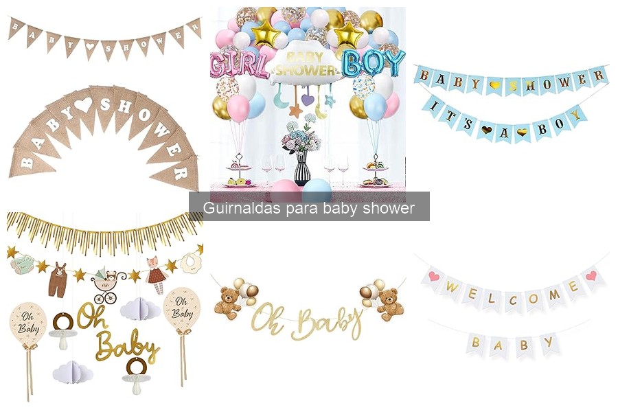 Cómo elegir la guirnalda ideal para tu baby shower