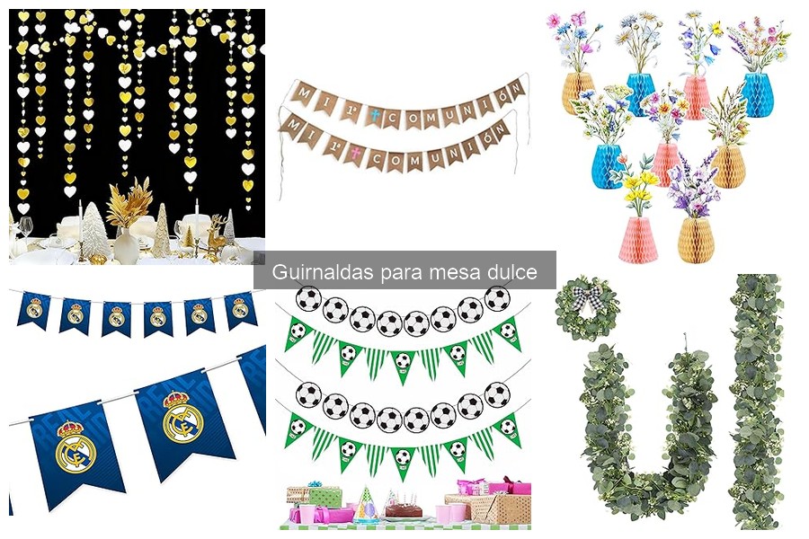 Cómo elegir la guirnalda ideal para tu mesa dulce