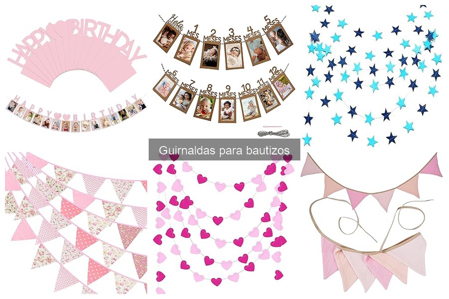 Cómo elegir la guirnalda perfecta para un bautizo