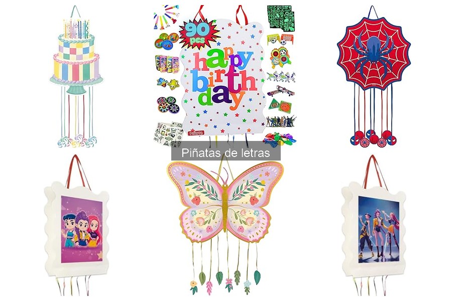 Cómo elegir la piñata de letras perfecta para tu fiesta
