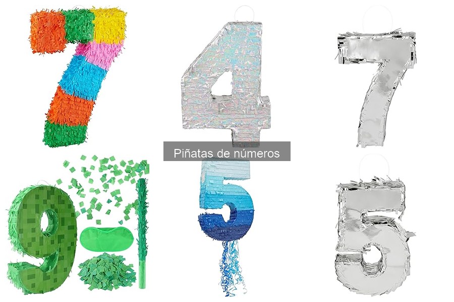 Cómo elegir la piñata de números ideal para cumpleaños