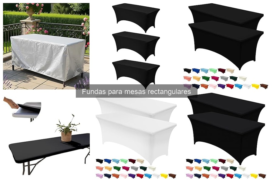 Cómo elegir la talla correcta de funda para mesa rectangular