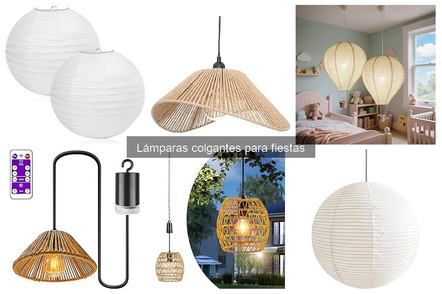 Cómo elegir lámparas colgantes para fiestas perfectas