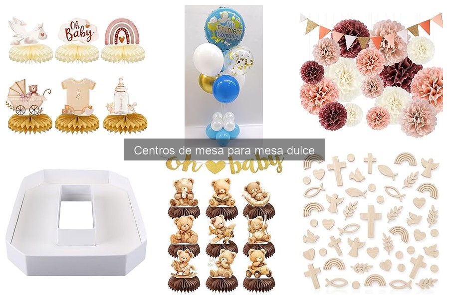 Cómo elegir los mejores centros de mesa para mesa dulce