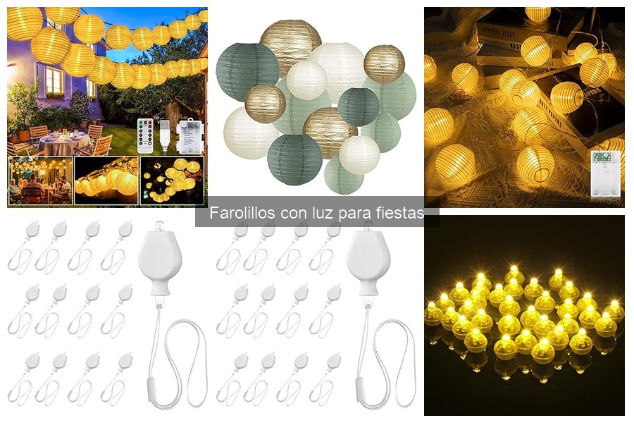 Cómo elegir los mejores farolillos con luz para tu fiesta