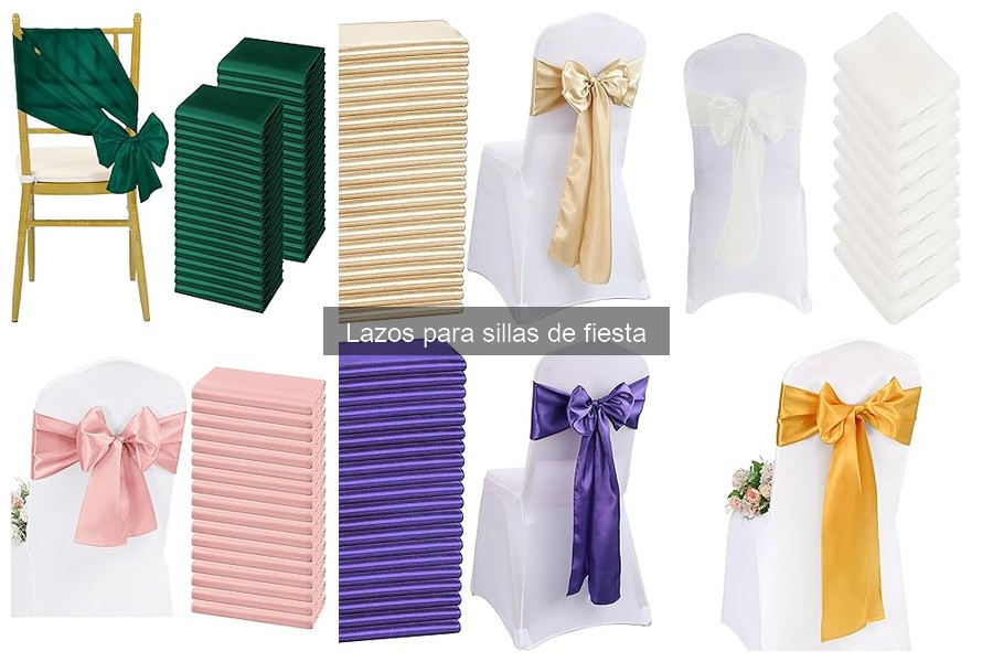Cómo elegir los mejores lazos para sillas de fiesta