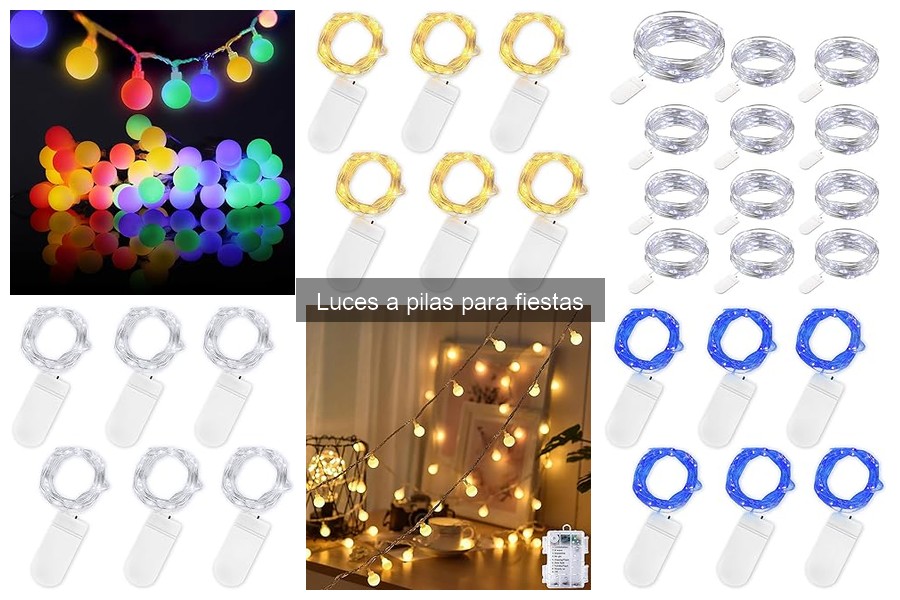 Cómo elegir luces a pilas para fiestas: Guía de compra